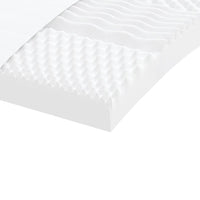 Thumbnail for Schaumstoffmatratze Weiß 100x200 cm 7-Zonen Härtegrad 20 ILD