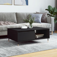 Thumbnail for Couchtisch Schwarz 90x60x35 cm Holzwerkstoff