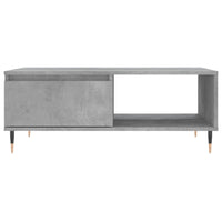 Thumbnail for Couchtisch Betongrau 90x60x35 cm Holzwerkstoff