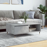 Thumbnail for Couchtisch Betongrau 90x60x35 cm Holzwerkstoff