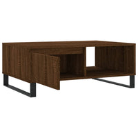 Thumbnail for Couchtisch Braun Eichen-Optik 90x60x35 cm Holzwerkstoff