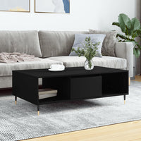 Thumbnail for Couchtisch Schwarz 104x60x35 cm Holzwerkstoff