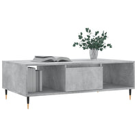 Thumbnail for Couchtisch Betongrau 104x60x35 cm Holzwerkstoff
