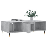 Thumbnail for Couchtisch Betongrau 104x60x35 cm Holzwerkstoff