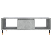 Thumbnail for Couchtisch Betongrau 104x60x35 cm Holzwerkstoff