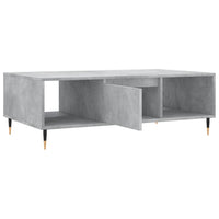 Thumbnail for Couchtisch Betongrau 104x60x35 cm Holzwerkstoff