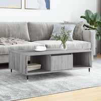 Thumbnail for Couchtisch Grau Sonoma 104x60x35 cm Holzwerkstoff