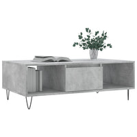 Thumbnail for Couchtisch Betongrau 104x60x35 cm Holzwerkstoff