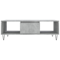 Thumbnail for Couchtisch Betongrau 104x60x35 cm Holzwerkstoff