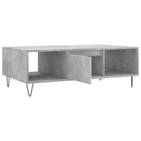 Thumbnail for Couchtisch Betongrau 104x60x35 cm Holzwerkstoff
