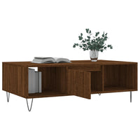 Thumbnail for Couchtisch Braun Eichen-Optik 104x60x35 cm Holzwerkstoff
