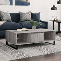 Thumbnail for Couchtisch Grau Sonoma 104x60x35 cm Holzwerkstoff