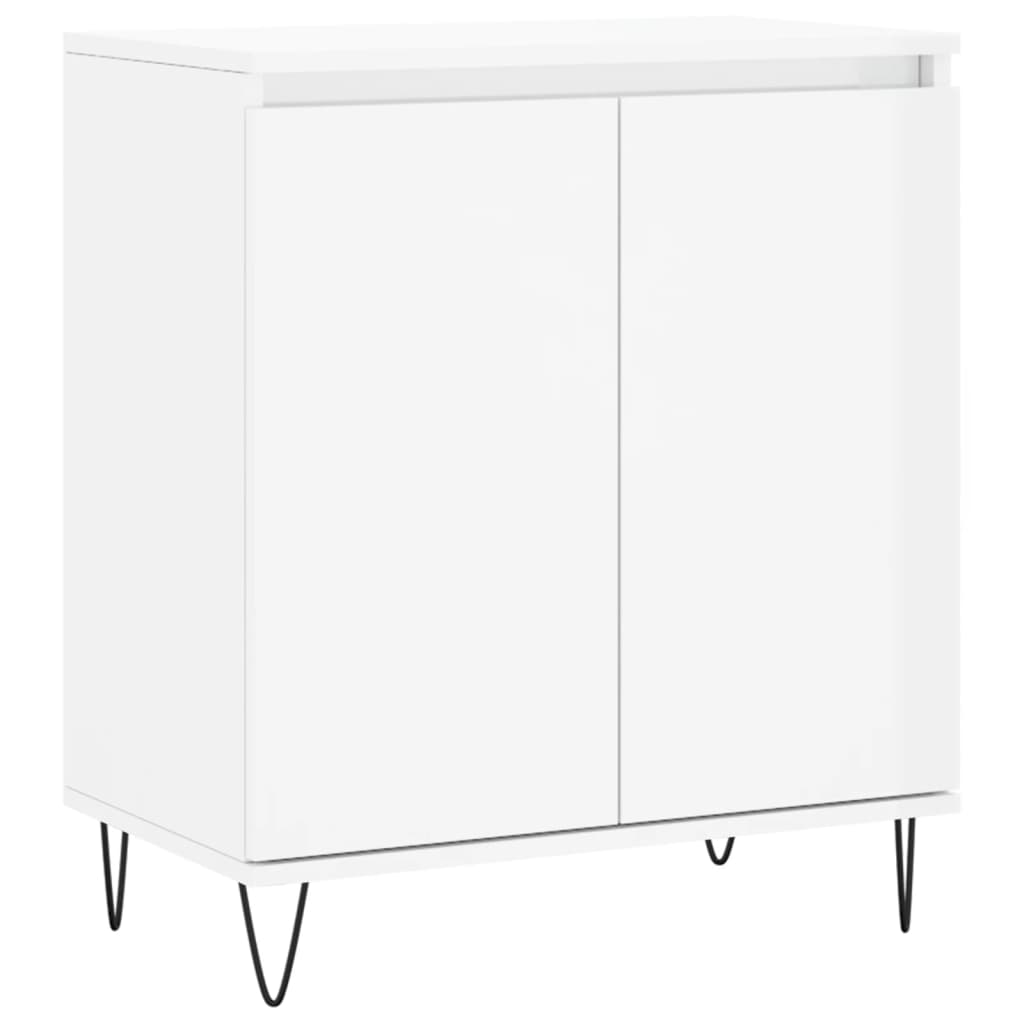 Sideboard Hochglanz-Weiß 60x35x70 cm Holzwerkstoff