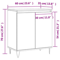 Thumbnail for Sideboard Sonoma-Eiche 60x35x70 cm Holzwerkstoff