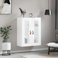 Thumbnail for Wandschrank Hochglanz-Weiß 69,5x34x90 cm