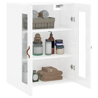 Thumbnail for Wandschrank Hochglanz-Weiß 69,5x34x90 cm