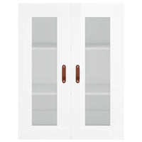 Thumbnail for Wandschrank Hochglanz-Weiß 69,5x34x90 cm