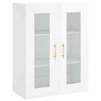 Thumbnail for Wandschrank Hochglanz-Weiß 69,5x34x90 cm