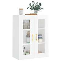 Thumbnail for Wandschrank Hochglanz-Weiß 69,5x34x90 cm