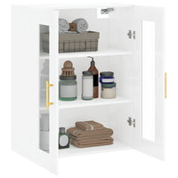 Thumbnail for Wandschrank Hochglanz-Weiß 69,5x34x90 cm