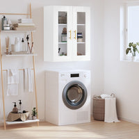 Thumbnail for Wandschrank Hochglanz-Weiß 69,5x34x90 cm