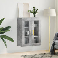 Thumbnail for Wandschrank Betongrau 69,5x34x90 cm