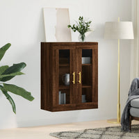 Thumbnail for Wandschrank Braun Eichen-Optik 69,5x34x90 cm