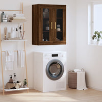 Thumbnail for Wandschrank Braun Eichen-Optik 69,5x34x90 cm