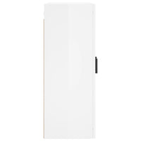 Thumbnail for Wandschrank Hochglanz-Weiß 69,5x34x90 cm