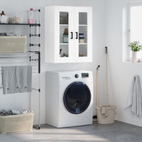 Thumbnail for Wandschrank Hochglanz-Weiß 69,5x34x90 cm