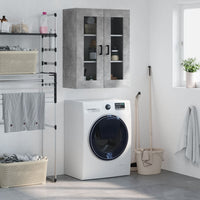 Thumbnail for Wandschrank Betongrau 69,5x34x90 cm