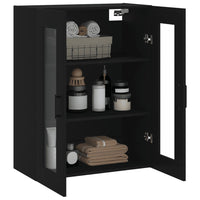 Thumbnail for Wandschrank Schwarz 69,5x34x90 cm