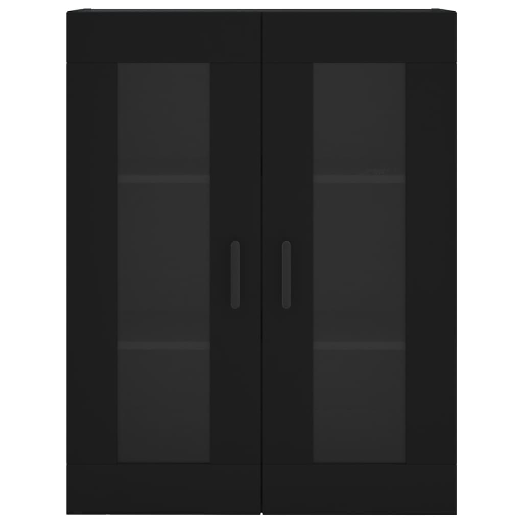 Wandschrank Schwarz 69,5x34x90 cm