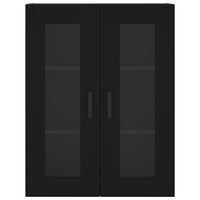 Thumbnail for Wandschrank Schwarz 69,5x34x90 cm