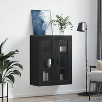 Thumbnail for Wandschrank Schwarz 69,5x34x90 cm