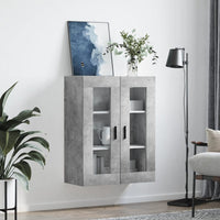 Thumbnail for Wandschrank Betongrau 69,5x34x90 cm