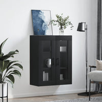 Thumbnail for Wandschrank Schwarz 69,5x34x90 cm