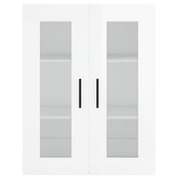 Thumbnail for Wandschrank Hochglanz-Weiß 69,5x34x90 cm