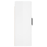 Thumbnail for Wandschrank Hochglanz-Weiß 69,5x34x90 cm