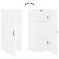Thumbnail for Wandschrank Weiß 34,5x34x90 cm
