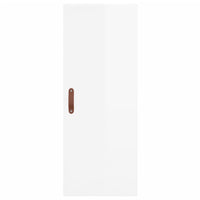 Thumbnail for Wandschrank Hochglanz-Weiß 34,5x34x90 cm