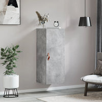 Thumbnail for Wandschrank Betongrau 34,5x34x90 cm