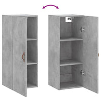 Thumbnail for Wandschrank Betongrau 34,5x34x90 cm