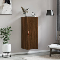 Thumbnail for Wandschrank Braun Eichen-Optik 34,5x34x90 cm