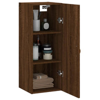 Thumbnail for Wandschrank Braun Eichen-Optik 34,5x34x90 cm