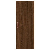 Thumbnail for Wandschrank Braun Eichen-Optik 34,5x34x90 cm