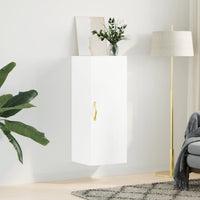 Thumbnail for Wandschrank Weiß 34,5x34x90 cm