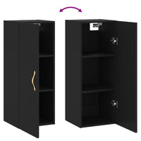 Thumbnail for Wandschrank Schwarz 34,5x34x90 cm