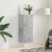 Thumbnail for Wandschrank Betongrau 34,5x34x90 cm