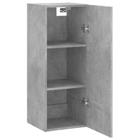 Thumbnail for Wandschrank Betongrau 34,5x34x90 cm